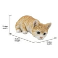 thumbnail image 4 of Hi-Line Gifts 11.25" Tabby Cat Looking Over Ledge Figurine, 4 of 6