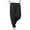 Black, variant on Diufon Men's Casual Wide Leg Pants Elastic Waist Drawstring Loose Pant Trendy Solid Color Trousers with Pockets