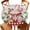 Off White, variant on Round Fitted Tablecloths with Elastic Edge Christmas Ginger Cookies Coffee Waterproof Table Cover for Kitchen Dining Party Decor,55" - 60"