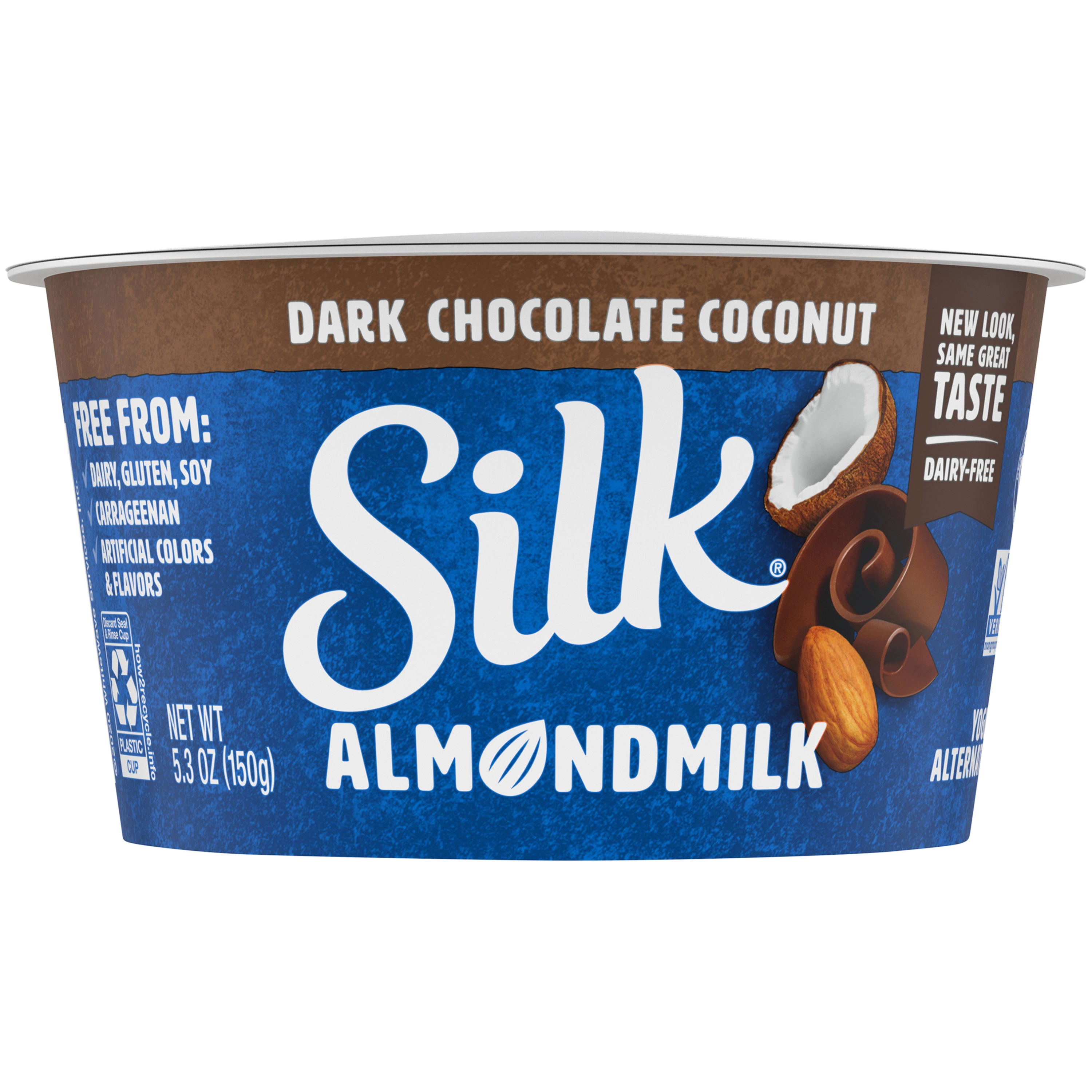 Silk Dark Chocolate Coconut Almondmilk Yogurt Alternative, 5.3 Oz