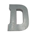 thumbnail image 2 of Huge 20" Metal Letter "D" Wall Decor, Galvanized Wall Mountable Decoration by Electronix Express, 2 of 6