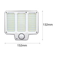 thumbnail image 2 of Luz solar al aire libre Lámpara solar de pared Luces exteriores divididas Luz de de jardín para patio, 2 of 8