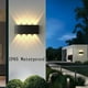 thumbnail image 5 of Aplique LED exterior, aplique LED, apliques, aplique LED exterior, aplique interior arriba y abajo Aplique LED 6W en aluminio Impermeable IP65 Luz Blanca Cálida (Negro), 5 of 5