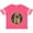 Football Pink and White, variant on Inktastic Chinese Shar-Pei Dog Art Girls Toddler T-Shirt