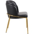 thumbnail image 5 of Meridian Furniture Jagger Black Faux Leather Dining Chair - Set of 2, 5 of 7
