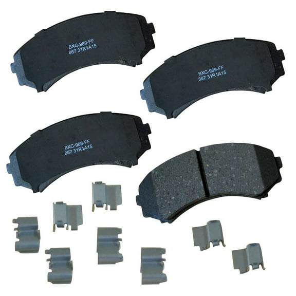 Disc Brake Pad Set Fits select: 2004-2008,2010-2011 MITSUBISHI ENDEAVOR