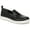 Black Leather, variant on Women's Uptown Willa Slip-On Sneaker Fruit Punch Nubuck 12W