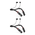 thumbnail image 2 of Inteprter PP auricular cuello colgante reemplazo tipo-c inalámbrico IPX5 impermeable deportes correr auriculares regalo de cumpleaños negro Negro 2Conjunto, 2 of 6