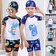 thumbnail image 3 of Traje de baño de 3 piezas para niños de 2 a 12 años, ropa de baño de verano para bebés y niños, pant yeacher 1-XL, 3 of 7