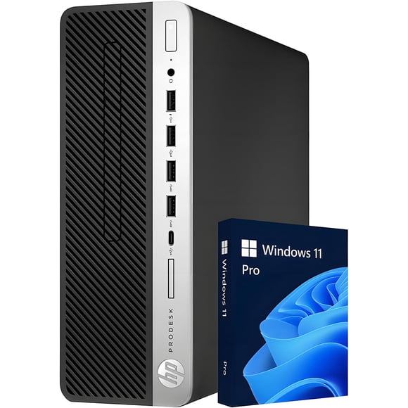 HP Business Desktop PC Windows 11 Pro - Intel Core i5 Processor upto 4.0GHz 16GB DDR4 RAM 256GB SSD 500GB HDD WiFi Bluetooth, New Keyboard Mouse
