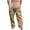 Khaki, variant on Pants for Men Men's Solid Color Drawstring Fashionable Casual Pants Full Length Pants