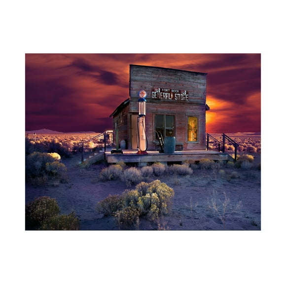 Hans Repelnig 'Late Night Shopping' Canvas Art