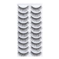 thumbnail image 2 of Pestañas artificiales realistas, 10 pares de pestañas postizas Pestañas artificiales Pestañas postizas Experiencia incomparable, 2 of 5