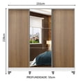 thumbnail image 3 of Ropero Closet Madesa 3 Puertas 1 Espejo B/M CP, 3 of 5