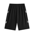 thumbnail image 4 of Yindaity Shorts for Toddler Boys Toddler Kids Shorts Cotton Comfort Soft Baby Sport Jogger Shorts Boys(Black,6-7 Years), 4 of 7