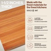 John Boos Butcher Block Kitchen Countertop, 24 x 25 x 1 1/2, Cherry
