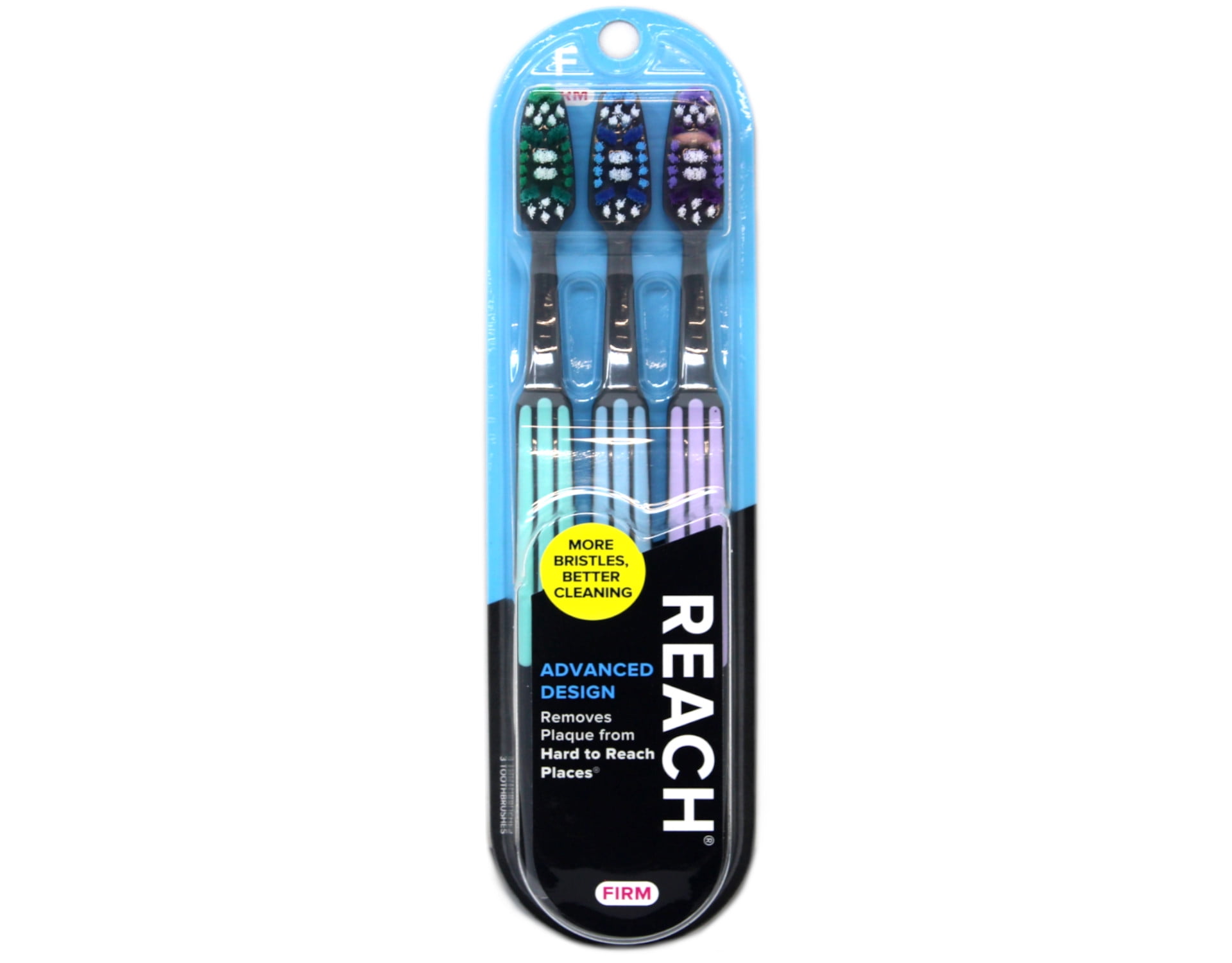 Reach Advanced Design Toothbrushes Firm, 3 Count