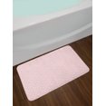 thumbnail image 2 of Swans Bath Mat, Repetitive Aquatic Royalty Bird with a Crown, Plush Bathroom Decor Mat with Non Slip Backing, 29.5" X 17.5", Pale Pink Cream, by Ambesonne, 2 of 2