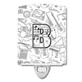 thumbnail image 1 of Carolines Treasures CJ2007-BCNL Letter B Musical Note Letters Ceramic Night Light, 1 of 1