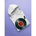 thumbnail image 3 of Retro Music Vinyl Hoodie Women -SPIdeals Designs, Female 3X-Large, 3 of 4
