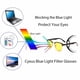 thumbnail image 5 of Gafas Cyxus Retro sin montura que bloquean la luz azul 8056Y01, 5 of 6