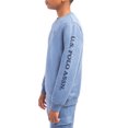 thumbnail image 3 of U.S. Polo Assn. Boys Print Sleeve Fleece Crewneck Sweatshirt, Sizes 4-18, 3 of 3