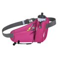 thumbnail image 4 of Jumpingount Riñonera al aire libre impermeable Fitness botella de agua teléfono móvil mujeres hombres bolsa riñonera para deporte senderismo riñoneras Rosa roja, 4 of 6