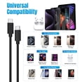 thumbnail image 3 of Cable de carga TZBAY, paquete de 4 unidades, 60 W, USB C a C para iPhone Galaxy, 3 of 7