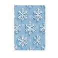 thumbnail image 6 of Yayeee Garden Flag 12"x18" Double Sided Outdoor Yard Lawn Holiday Decorations, Blue Snowflake, 6 of 6