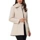 thumbnail image 4 of Abrigo de invierno con cuello de solapa y botones para mujer INSPIRE CHIC, con bolsillos, talla 3XL, color blanco crema, 4 of 6