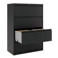 thumbnail image 6 of Hirsh Pro 36 Inch Wide 4 Drawer Metal Lateral File Cabinet for Home and Office, Holds Letter, Legal and A4 Hanging Folders, Black, 6 of 7