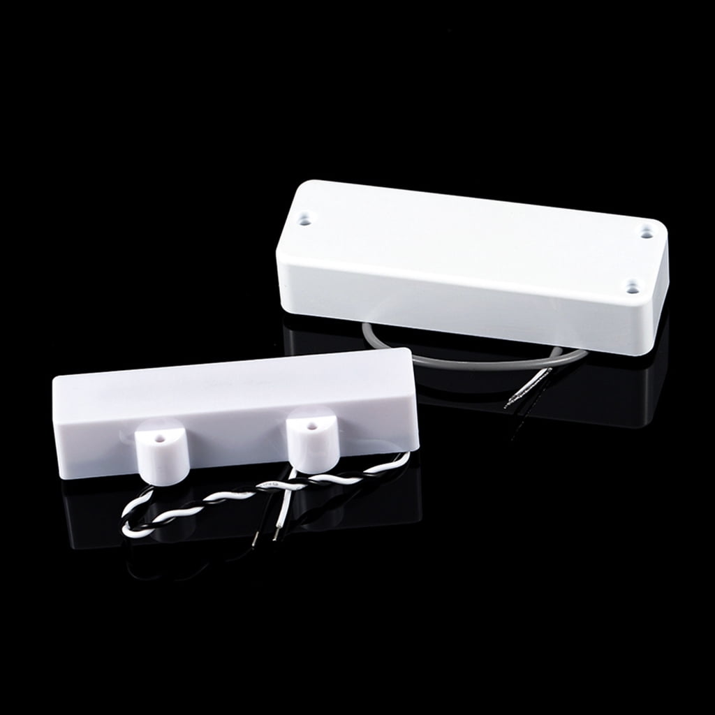 4 String Electric Bass Guitar Humbucker Pickups Sealed Alnico 5 Bass Pickup Set Electric Bass Guitar Parts & Accessories