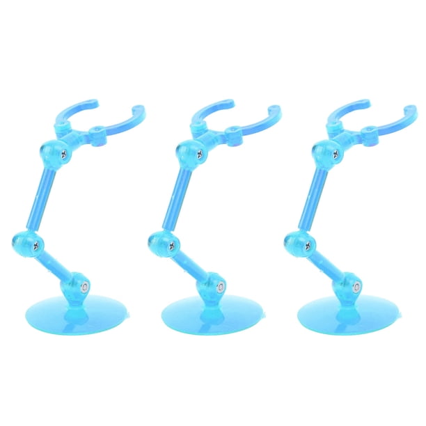 Soporte De Figuras De Acción De 10 Piezas, Soportes De Pantalla De Figura De Plástico Con Abrazadera Ajustable Y Base Para Muñecas Posibles Del Modelo