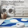 thumbnail image 5 of ODIKA 5'x7' Machine Washable Non-Slip Area Rug, Abstract Art Style for and High Traffic Rug, Blue, 146980, 5 of 7