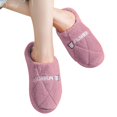 thumbnail image 4 of NOKIO Home Slippers for Women Winter Cute Fl𝖾𝖾ce Slide Lightweight Non-S𝗅ip Slide Soft Warm House Slipper Comfortable S𝗅ip On Cotton Shoes Warm Closed Top Footwear, 4 of 7