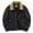 Mens Jackets & Coats Black, variant on M-4X Plus Size Jackets Fleece Lined Zip-Up Coats with Pockets and Collared Big & Tall Long Sleeve Solid Color Thicken Warm Work Outerwear Jacket