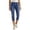C-BU1478, variant on Capri Jeans For Women Stretchy Ripped Row Hem Jeggings Denim Cropped Leggings Casual Summer Versatile Trousers