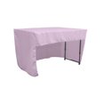 thumbnail image 1 of LA Linen TCpop-OB-fit-48x24x30-LilacP45 1.42 lbs Open Back Polyester Poplin Fitted Tablecloth, Lilac, 1 of 4