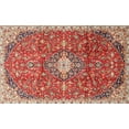 thumbnail image 1 of Ahgly Company Machine Washable Indoor Rectangle Traditional Red Area Rugs, 7' x 9', 1 of 7