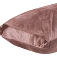 thumbnail image 2 of Unique Bargains Envelope Closure Durable Velvet Pillowcases (2 Count) Bean-Paste Color Queen, 2 of 6