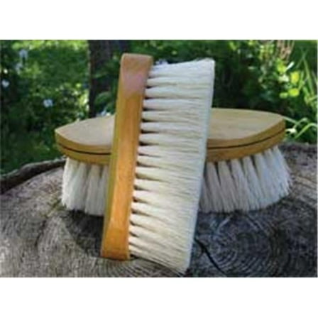 Desert Equestrian Inc-Legends Showite Pocket-size Body Brush- White 6.375 Inch