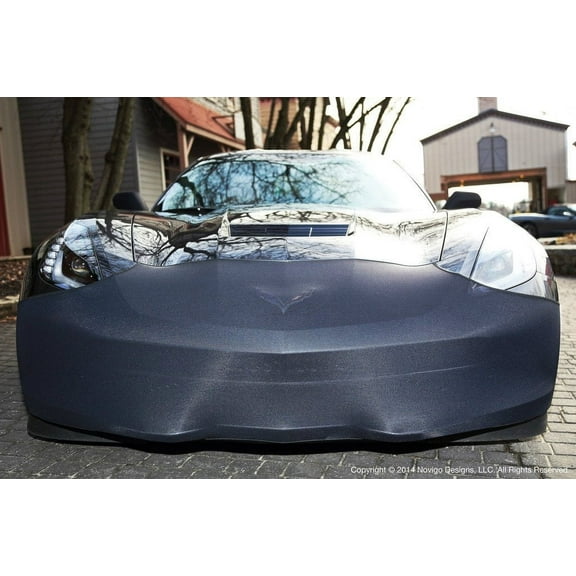 C7 Corvette NoviStretch Front Bra Protector Mask - Black