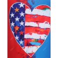 thumbnail image 4 of Top Sin Mangas con Estampado de Bandera de Estados Unidos en Talla Extra Rosegal  Camisetas sin mangas de talla grande, 4 of 5