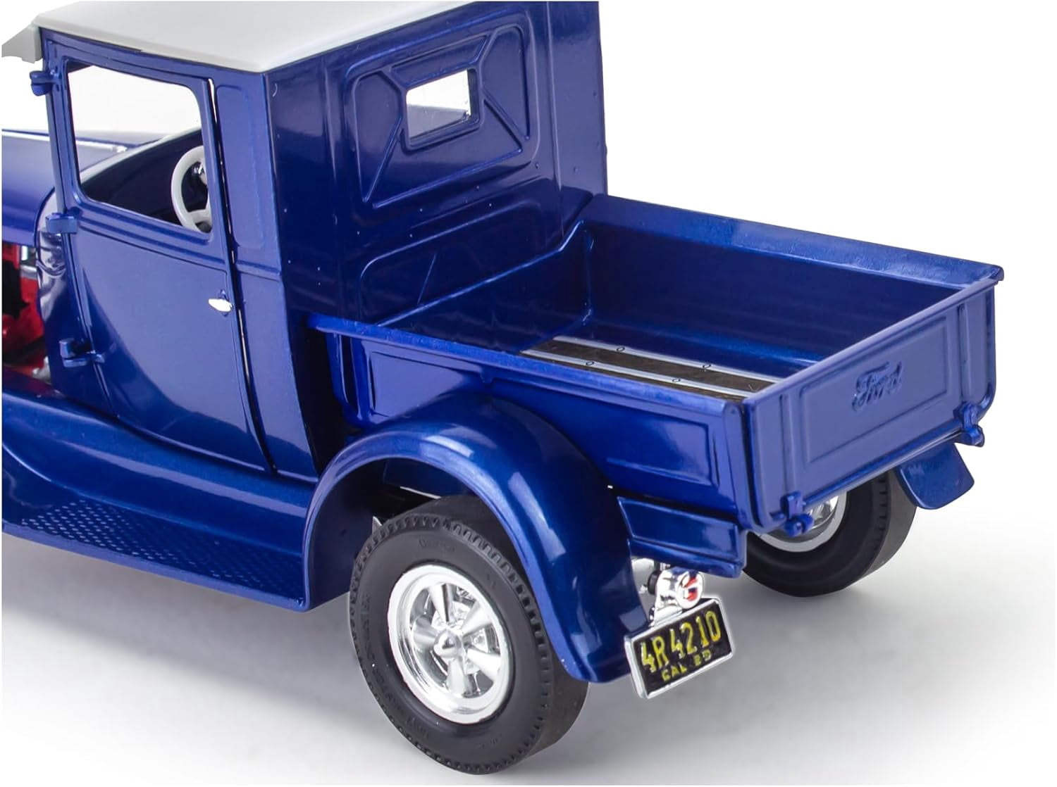 Level 5 Model Kit 1929 Ford Model A Hot Rod Pickup Truck and California Street Chopper Motorcycle 1/25 Scale Model by Revell