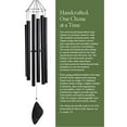 thumbnail image 4 of Music of the Spheres – Balinese Soprano, Small Handcrafted Wind Chime, Black 30", 4 of 5
