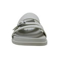 thumbnail image 3 of Womens Sloan Leather Open Toe Casual Slide, White Leather, Size 7.0, 3 of 5