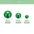 thumbnail image 2 of Uxcell 300Pcs Perla Falsa para Manualidades, Perlas Redondas Sin Agujero de 8/14/20mm, Verde, 2 of 5