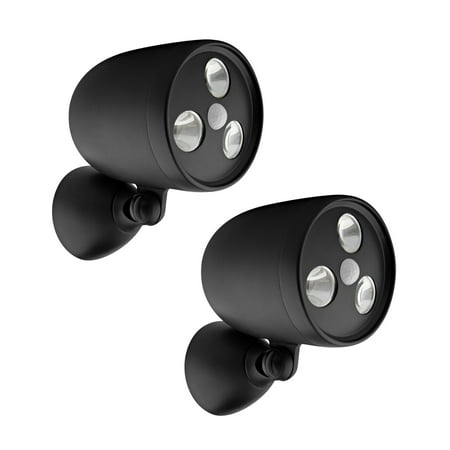 Ora Led Wireless Motion Sensor Spotlight 2 Pack Black Com Ora Led Wireless Motion Sensor Spotlight 2 Pack Black