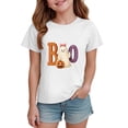 thumbnail image 2 of Xyant Halloween Shirts for Toddler Girls Pumpkin Ghost Tshirts Kids Fall Spooky Season Short Sleeve Tee Tops,Size 2-3 Years, 2 of 6