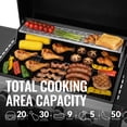 thumbnail image 2 of Royal Gourmet GH4001H 4-Burner Gas Grill with Side Burner, Cart Style with Front Board, for Outdoor, Patio, Backyard and Balcony, Black, 2 of 9